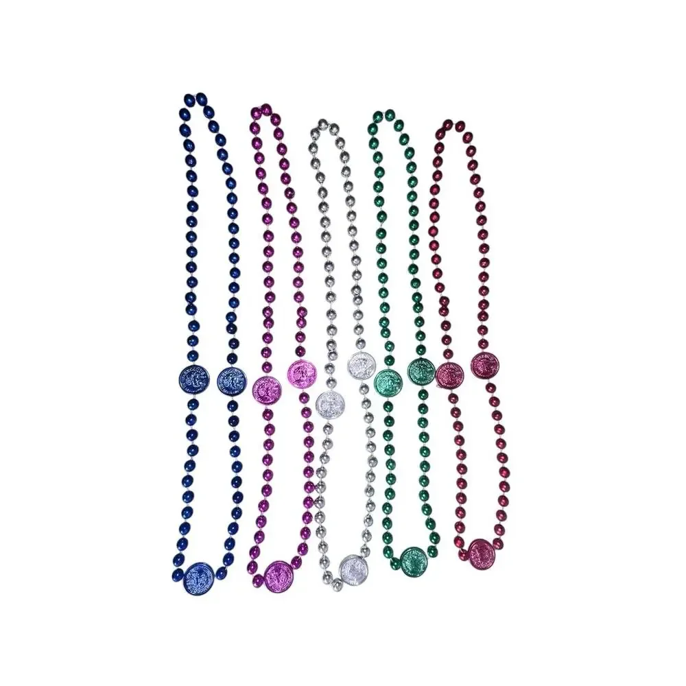 Vintage Multicolor Bacchus Beads from Mardi Gras Parade in New Orleans Box 4